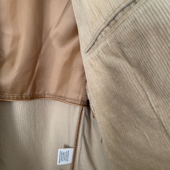 ST. JOHNS BAY | Tan Corduroy Blazer Coat - Picture 7 of 9